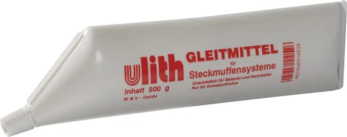Rabatt Gleitmittel weiß Einsatzgebiet f.Steckmuffensysteme 500ml Tube ULITH VE: 24 Stück