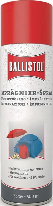 Imprägnierspray f.Natur-/Kunstfasern,Leder 500ml Spraydose BALLISTOL VE: 6 Stück Neue Kollektion