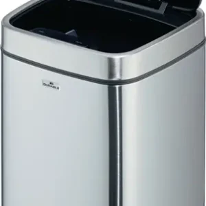 Neuheit Abfallsammler NO TOUCH 12L 12l H430mm VA/Ku.metallic silber DURABLE