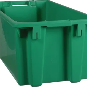 Günstig Drehstapelbehälter PP grün L800xB400xH300mm