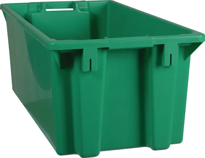 Günstig Drehstapelbehälter PP grün L800xB400xH300mm