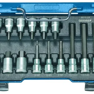 Begrenztes Angebot GEDORE 19 IN LKM Schraubendreher-Satz 1/2" 15-teilig Innen-6-kant 5-17mm