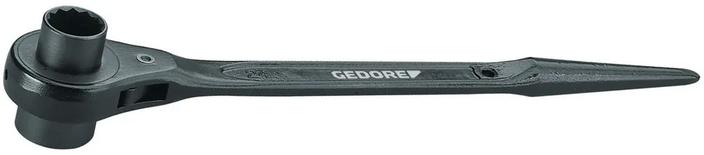 GEDORE 19X24 29 Stahlbauknarre Doppel-6-kant 19x24 mm Finale Aktion
