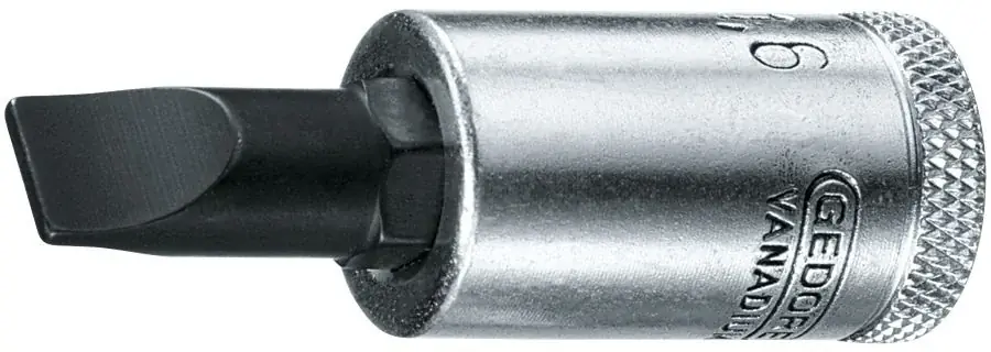 Geprüft GEDORE 30 IS 8X12 Schraubendrehereinsatz 3/8" Schlitz 8x12 mm