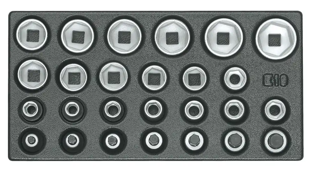 Top-Preis GEDORE Steckschlüsseleinsätze 1/2" 6-kant in 1/3 ES-Modul