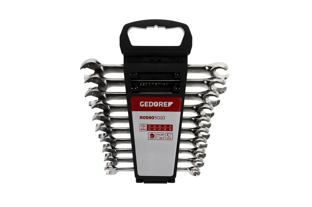 Meistverkauft GEDORE red Ringratschenmaulschlüssel offen 10-19 mm - 10-teilig