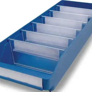 Regalkasten L500xB180xH95mm blau PP VE: 20 Stück Jetzt Bestellen