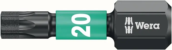 Solange Der Vorrat Reicht Bit IMPAKTOR DC T20 L.25mm 1/4 Zoll C6,3 Impaktor,DC Box m.10 Bits WERA