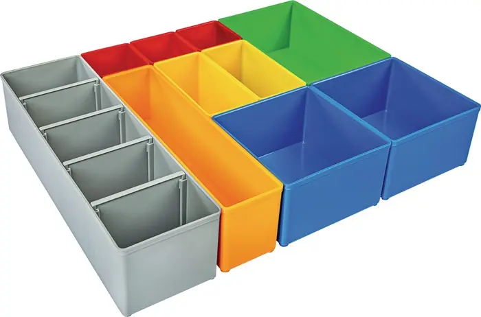 Einteilungsset H3 iB 72 B349xT265xH63mm blau/gelb/orange/rot/grün/grau Neue Ware