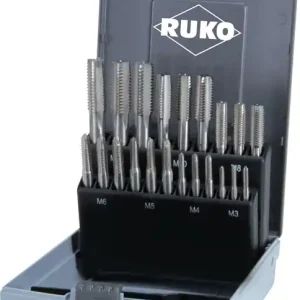 Handgewindebohrersatz DIN 352 M3-M12 21-tlg.HSS RUKO Ausverkauf