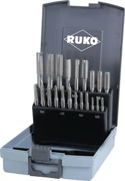 Handgewindebohrersatz DIN 352 M3-M12 21-tlg.HSS RUKO Ausverkauf