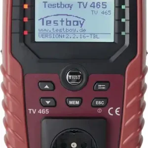 Gerätetester TV 465 p.m.Schutzleiter-/Isolationswiderstand L230xB130xH70mm Zertifiziert