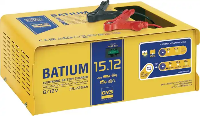 Neue Kollektion Batterieladegerät BATIUM 15-12 6/12 V effektiv:11/arithmetisch:7-10-15 A GYS
