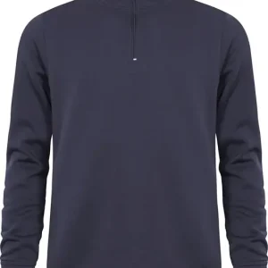 Sweatshirt Troyer Side Pocket Gr.M navy PROMODORO Preisknaller
