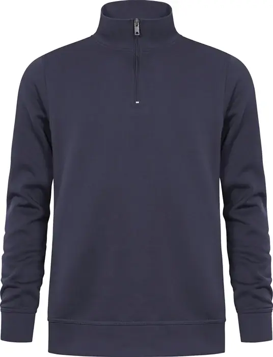 Sweatshirt Troyer Side Pocket Gr.M navy PROMODORO Preisknaller