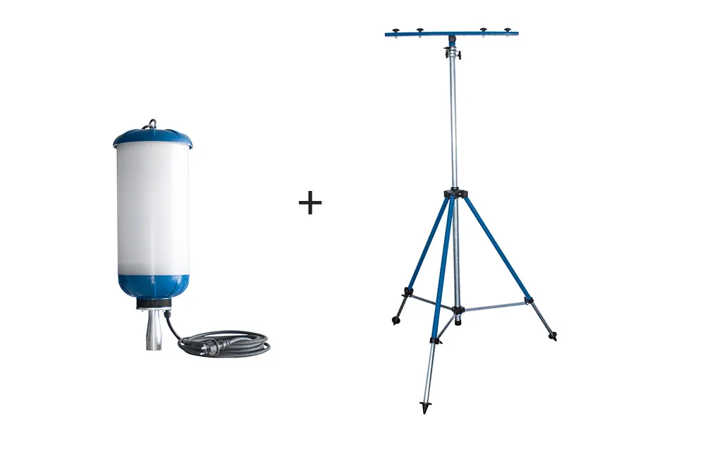 Abverkauf Schwabe Set ENERGY 2: EnergyTube XL 200W mit XXL-Stativ 4,6m