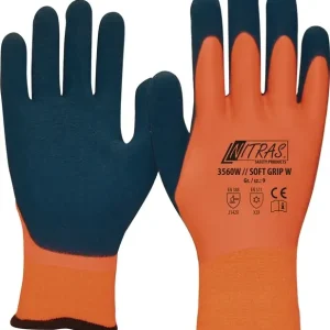 Direkt Vom Hersteller Kälteschutzhandschuh SOFT GRIP W Gr.11 orange/dunkelblau EN 388,EN 511 PSA II VE: 12 Paare