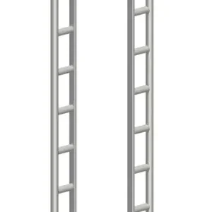 Top-Preis Layher Durchgangs-Standleiter 2,00 x 0,75 Meter aus Aluminium