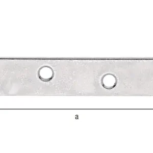 Günstig Flachverb.L.100mm B.15mm S.1,75mm STA sdmverz.Löcher 4 GAH VE: 100 Stück