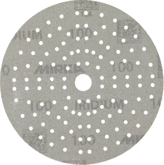 Haftschleifscheibe IRIDIUM Grip 121L 150mm K.100 f.HO/Metall/Lack/Ku. VE: 100 Stück Highlight