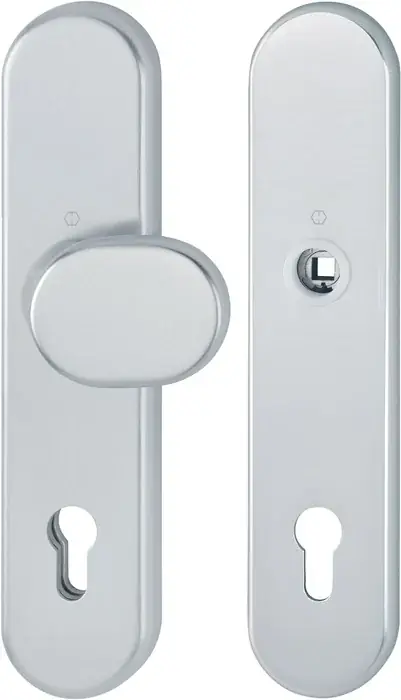 Schutzgarnitur 86G/3331/3310 Alu.F1 92mm 67-77mm HOPPE Neuheit