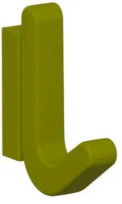 Jetzt Kaufen Einzelhaken Ser.477 matt,elastisch Ku.(TPU) 74 apfelgrün H.68mm HEWI