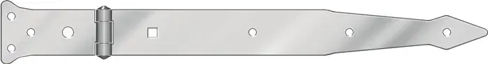 Top-Angebot Werfgehänge L.300mm B.48x35mm S.2,5mm STA verzinkt,blau chroma.10 HOHAGE VE: 10 Stück