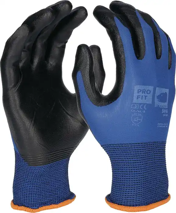 Rabatt Handschuh SPIKE Gr.10 blau/schwarz PSA II PRO FIT VE: 12 Paare