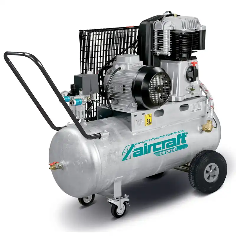 Markenprodukt Aircraft Mobiler Kolbenkompressor mit Riemenantrieb - 703/100/15 - AIRPROFI