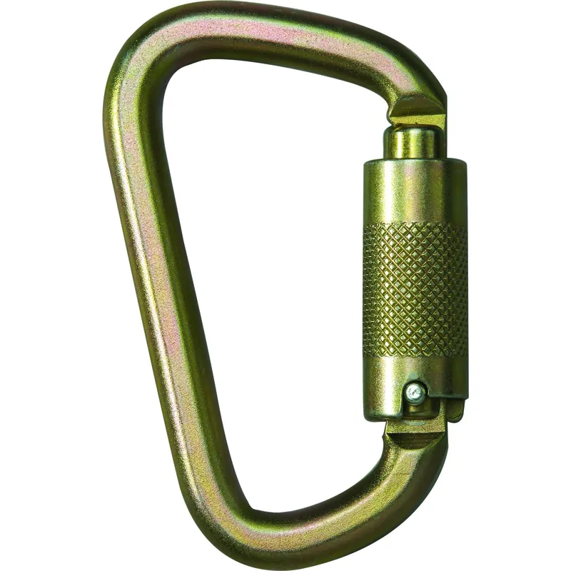 Begrenztes Angebot ZARGES Twist-lock Karabiner Stahl - D-Form
