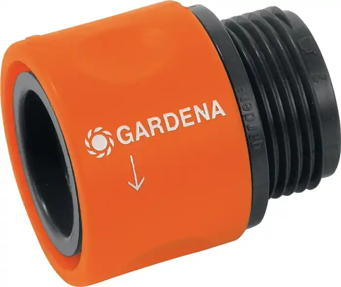 Letzte Chance Übergangs-Schlauchstück Ku.26,5mm G 3/4 Zoll GARDENA VE: 6 Stück