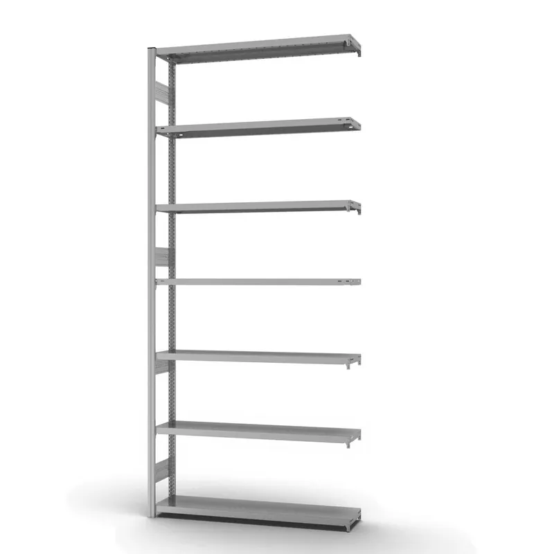 Versand Am Gleichen Tag hofe Anbau-Fachbodenregal für Beidseitige Nutzung - Stecksystem ORION PLUS - Fachlast 300 kg - H3000 B1300 T300 mm - Verzinkt