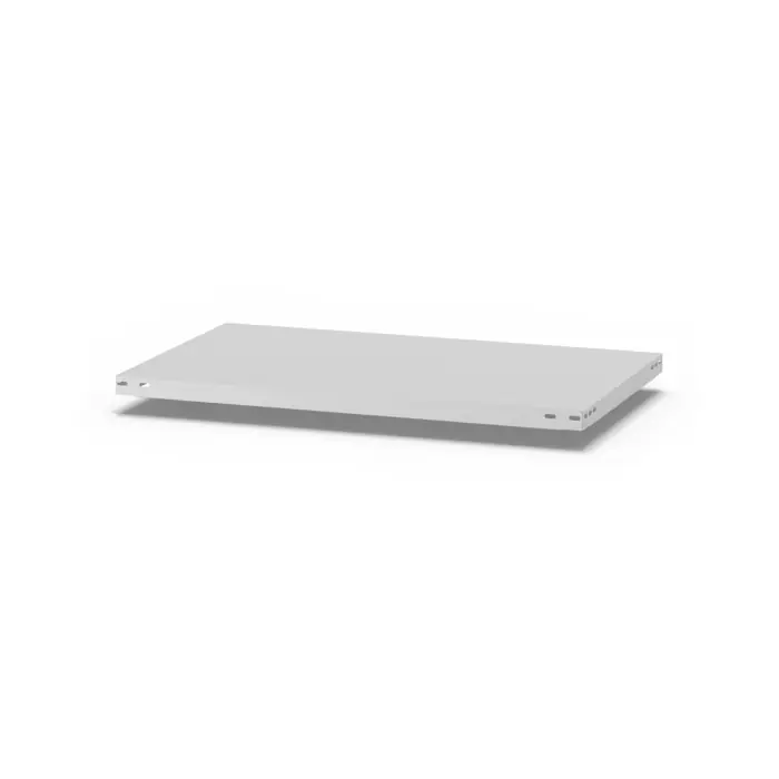 Preiswert hofe Zusatzboden RAL7035 Lichtgrau inkl. 4 Fachbodenträgern 1000x500mm - Fachlast 230 kg
