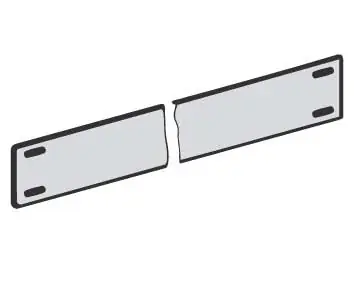 Heißes Angebot hofe Seitenblech 300 x 50 mm (TxH) - Lichtgrau