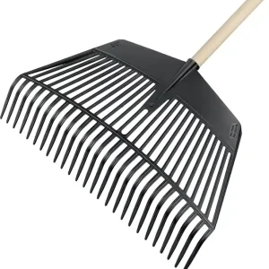 Kombi-Laubrechen u.-Gabel Arbeits-B.600mm Zinken-L.140mm 26 Zinken o.Stiel FLORA Top-Seller