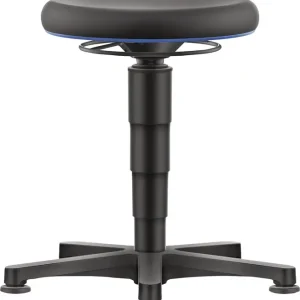 Drehhocker Bodengleiter Integralschaum Integralschaum schwarz Abverkauf