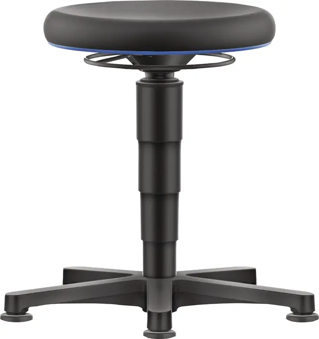 Drehhocker Bodengleiter Integralschaum Integralschaum schwarz Abverkauf