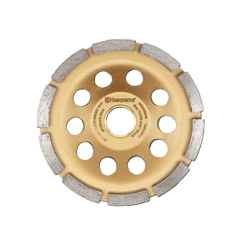 Husqvarna Schleiftöpfe Tacti-Grind Single H - 5" Ø125 mm Neue Kollektion