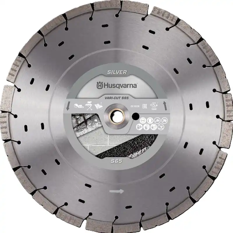 Sofort Bestellen Husqvarna Diamanttrennscheibe Vari-Cut S65 - Ø 350 mm - Aufnahme Ø 25.4/20 mm