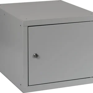 Schließfachschrank lichtgrau/lichtgrau H350xB400xT450mm 1 Abt. Neuheit