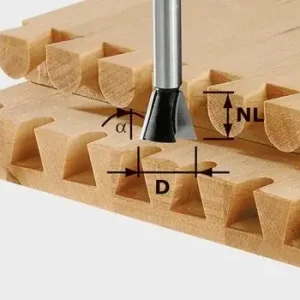 Solange Der Vorrat Reicht Festool Grat-/Zinkenfräser HW S8 D20/17/15°