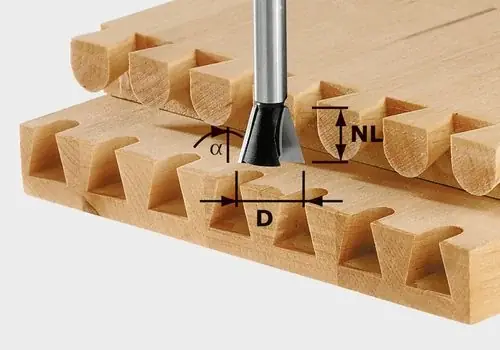 Solange Der Vorrat Reicht Festool Grat-/Zinkenfräser HW S8 D20/17/15°