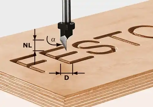 Festool Schriftenfräser HW S8 D11/60° Direktkauf