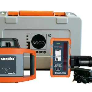 Versand Am Gleichen Tag Nedo Rotationslaser SIRIUS 1 H inklusive Laserempfänger ACCEPTOR MAXX