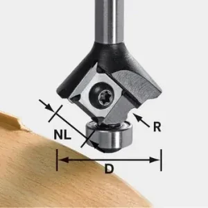 Saisonangebot Festool Abrundfräser-Wendeplatten S8 HW R2 D28 KL12,7 MFK