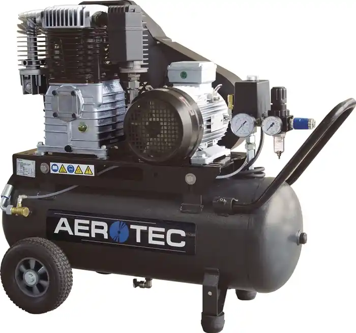 Zertifiziert Kompressor 630-90-15 PRO 420l/min 15bar 3 kW 400 V,50 Hz 90l AEROTEC