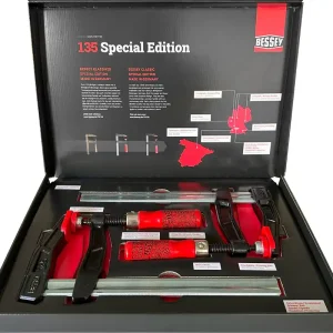 Preisreduziert BESSEY Tempergusszwingen Jubiläumsset 250x120cm - Limited Edition