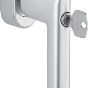 Fenstergriff Ams.E038S/UD9056 Alu.32-42mm F1-2-S/silberfarbig ma SecuSan® HOPPE Sonderaktion