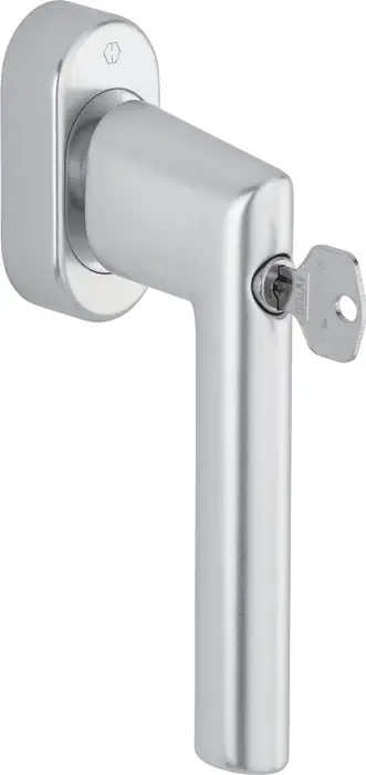 Fenstergriff Ams.E038S/UD9056 Alu.20-30mm F1/silberfarbig HOPPE Günstig