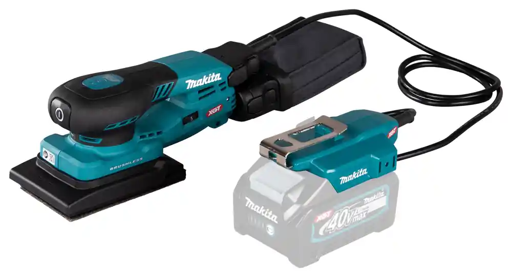 Schnäppchen Makita Akku-Schwingschleifer 40V max. / 80 mm x 130 mm (ohne Ladegerät und Akkus)